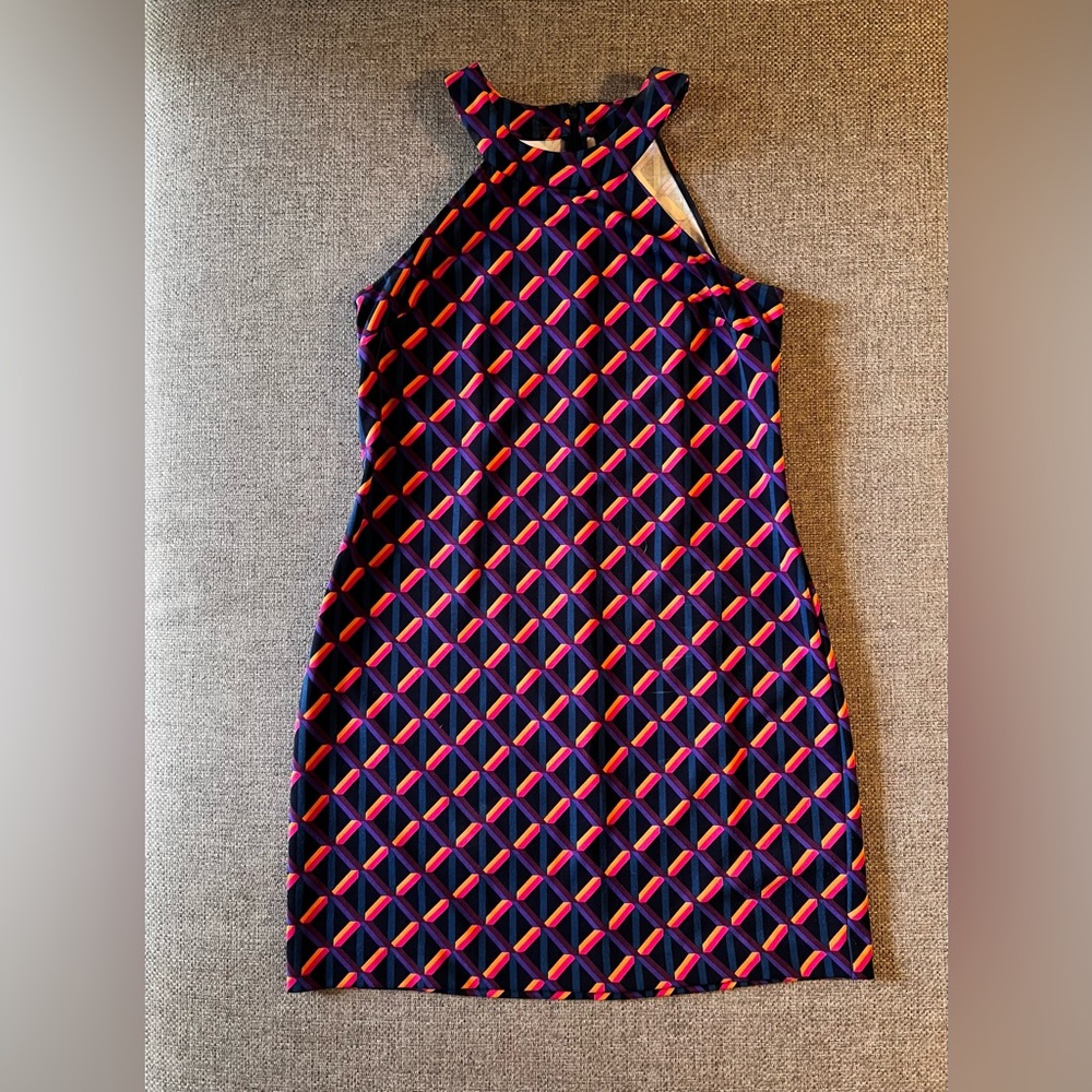 Trina Turk Multicolor Geometric Dress - Large